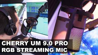 Cherry UM 9.0 PRO RGB REVIEW - THE BEST USB STREAMING MICROPHONE 2023!