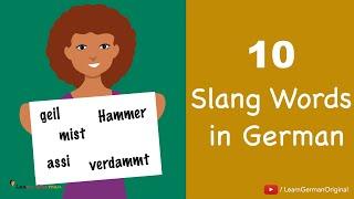 Speak like a native | 10 Slang Words in German | Learn German | B1-C1