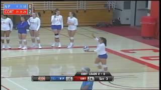 Cortland Volleyball - Winning Point vs. New Paltz (10/5/19)