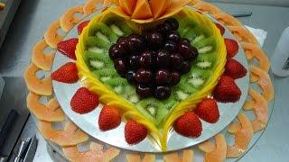 IT'S EASY TO MAKE A FRUIT CENTER!!! - By J.Pereira Art With Fruit