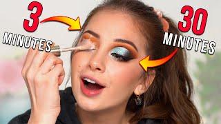 30 MINUTE VS 3 MINUTE MAKEUP Challenge