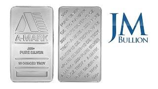 10 oz A-Mark Silver Bar  JMBullion.com