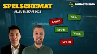 ALLSVENSKAN 2025 SPELSCHEMA | Våra reaktioner på de 10 första matcherna i Allsvenskan Fantasy