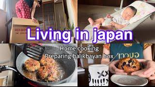 Living in japan | A day in my life | home cooking | eating at home | preparing | balikbayan box |