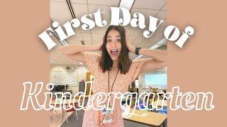 first day of kindergarten | teacher vlog