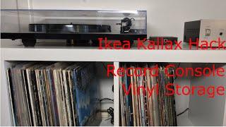 Vinyl Record Storage | Ikea Kallax Shelf | Ikea Bookcase Hack | Vinyl Music