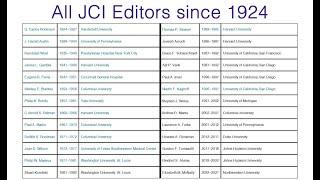 JCI’s Conversations with Giants in Medicine: JCI Editors in Chief