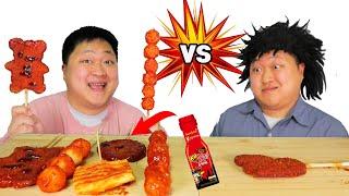 [bogil] 부자녀석vs보길 여러가지분식 먹방 복수극!!