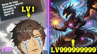 ORPHAN F-RANK WARRIOR BECOMES SSS-RANK BLACK DRAGON BOSS NOW HE CONTROLS THE DUNGEONS! [1-25]