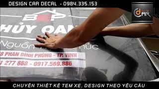 Cách dán decal lưới cho xe ô tô