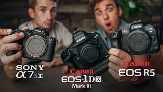 Canon R5 vs Sony A7SIII vs 1dx Mark III - The Ultimate Video Shootout