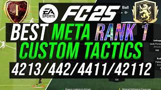 POST PATCH RANK 1 Meta Custom Tactics & Formations - EA FC 25 - SET UP FOR THE 442