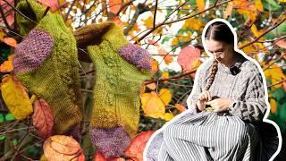 100 days to Halloween: Knitting Handspun Witchy Socks (pt. 2)