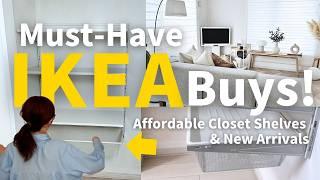 Must-Have IKEA Summer Buys! Affordable Closet Shelves & New Arrivals