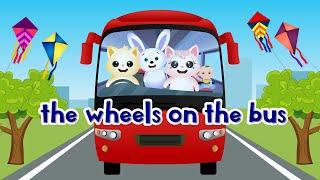 The Wheels on The Bus Go Round and Round - Nursery Rhymes - Kids Songs