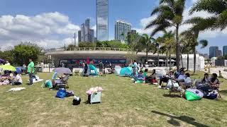 West Kowloon Park, Hong Kong [ASMR / Treadmill Video]