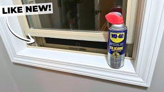 Fix Those Annoying Squeaky Doors and Sticky Windows...FAST!