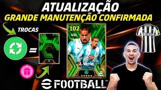 ATUALIZAÇÃO! GRANDE MANUTENÇÃO CONFIRMADA, TROCA DAS RENOVAÇÕES POR ÉPICOS NO EFOOTBALL 2025 MOBILE