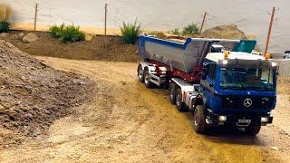 MEGA RC TRUCKS at the Stonebreaker-Parcours Germany !!