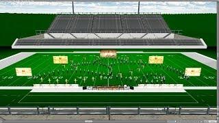 CLVD Marching Band Drill Design: 112 Performers - Part 1