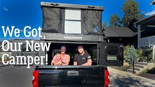 Our new truck top camper is here! Oru Designs Bruin Pro installed at Over The Boundary in Bend, OR