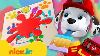 PAW Patrol Paint and Art Marathon!  10 Minutes | Nick Jr.