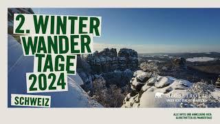 Teaser Zweite Winterwandertage Sächsische Schweiz 2024