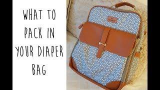 What to Pack in Your Diaper Bag