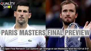 Djokovic vs Medvedev | Rolex Paris Masters 2021 Final Preview | Djokovic seals record Year 7 as No1
