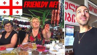 1/10th the price in Germany! & GEORGEIAN food is tasty! in this GEORGIAN Market! (საქართველო) 