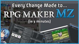 Every Change Made to RPG Maker MZ in 3 Minutes
