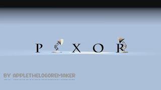 Pixor logo with 2 lamps (Pixar logo Parody)