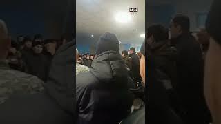 Шахтёры «Казахмыса» требуют своё: протест в Сатпаеве