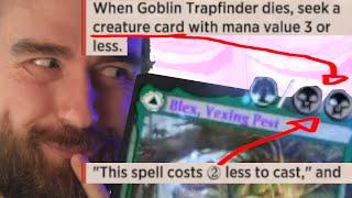 DRAW 5 TURN 2 ... YEAH WIZARDS DIDNT THINK ABOUT THIS... Blex Trapfinder Historic MTG Arena