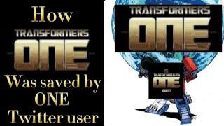 How Transformers One Was SAVED