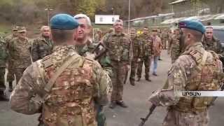 Armenia's president Serge Sarkisyan Arrives to Karabakh-Artsakh Stepanakert Airport