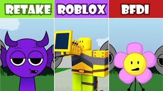 Incredibox Sprunki Retake vs ROBLOX vs BFDI! New Excusive Mods Comparison