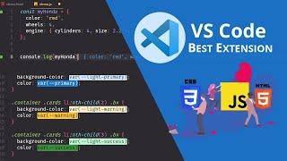 Best VS Code Extension for HTML CSS and JavaScript