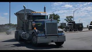 1 HOUR OF TRUCKS - TRUCKSPOTTING #29 in Laval Canada (60FPS)