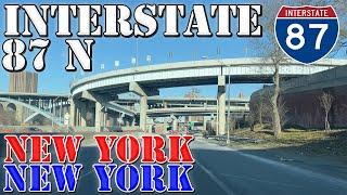 I-87 North - New York City - New York - 4K Highway Drive