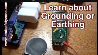 Grounding Earthing Measuring Body Voltage - EMF Protection from Electric Fields