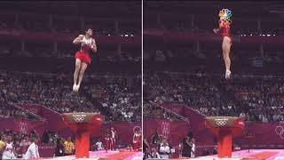 McKayla Maroney vault compared to Kohei Uchimura