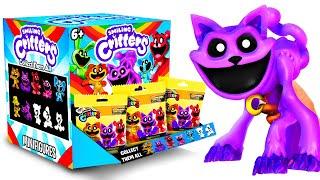 ¡LA CAJA MISTERIOSA De Smiling Critters! Nuevos Catnap, Hoppy y minifiguras DORADAS 