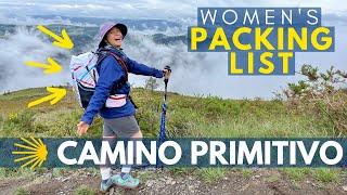 Women's Camino Primitivo Packing List: Camino de Santiago (ULTRALIGHT)