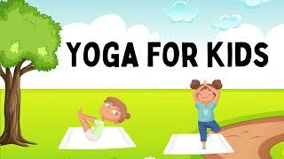 Colorful Yoga Poses For Kids (English)