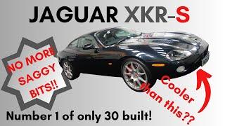 Jaguar XK8 XKR modified and rare Stratstone Edition gets headliner re-trim.