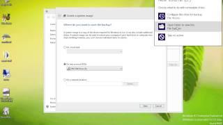 Windows 8 1 System Image Backup