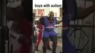 girls with autism vs. boys with autism #meme #gym #autism #funny #menvswomen #memes #ronniecoleman