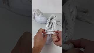 ROPE LACES TUTORIAL WITHOUT PUNCHING NEW HOLES! | BY MAJESTICUSTOMS