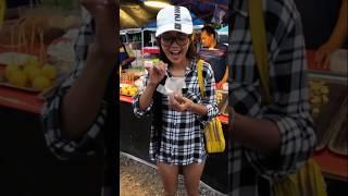 Eating bugs, Thailand markets, Strange food,